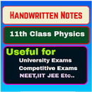 Handwritten Notes of 11th Class Physics APK