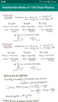 Handwritten Notes of 11th Class Physics Ekran Görüntüsü 1