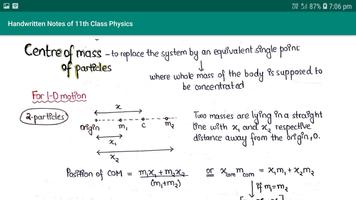 Handwritten Notes of 11th Class Physics Ekran Görüntüsü 2