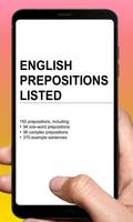150 English Prepositions Affiche