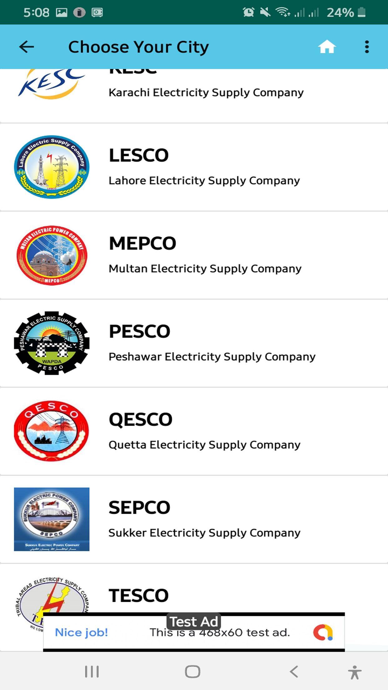 Online Electricity Bill Calculator App Pakistan For Android Apk Download