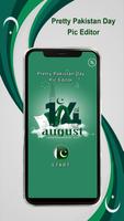 Pretty Pakistan Day Pic Editor Poster