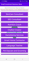 Small Investment Business Idea تصوير الشاشة 2
