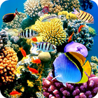 Aquariumvissen Achtergrond-icoon