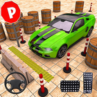 Sports car parking 3D Sim& lux আইকন