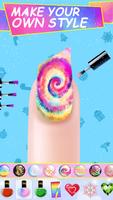 Paint nails game:nail salon 3D imagem de tela 3
