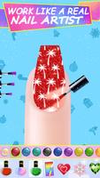 Paint nails game:nail salon 3D Cartaz
