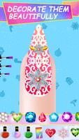 Paint nails game:nail salon 3D imagem de tela 2