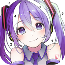 アニメコスプレ塗り絵ページ APK