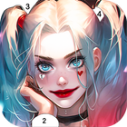 Clown Color, Paint by number آئیکن