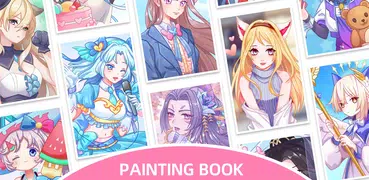 Jogos de pintar anime -Colorir