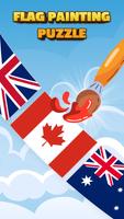 Flag Painting & Flag Coloring Plakat