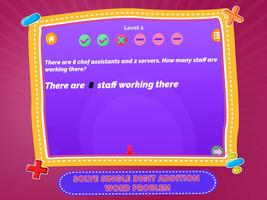 Lösen Mathe Wortaufgaben Spiel Screenshot 3
