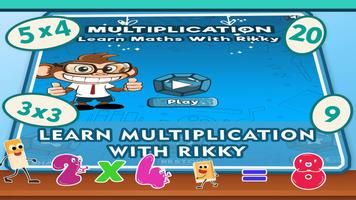 Multiplicación Quiz Niños Apps Poster