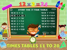 Juego de tablas de multiplicar captura de pantalla 2