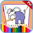 Learning Animals Coloring Book ícone