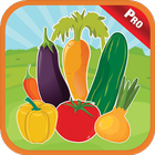 Alfabeto Verduras Juegos niños icono