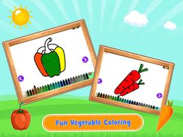 Alfabeto Verduras Juegos niños captura de pantalla 1