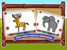Learn Juegos Niños Animal Zoo captura de pantalla 1