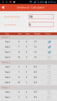 Smolov Squat Calculator screenshot 1