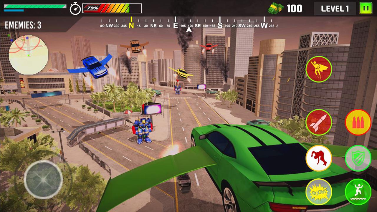 Flying Car Robot For Android Apk Download