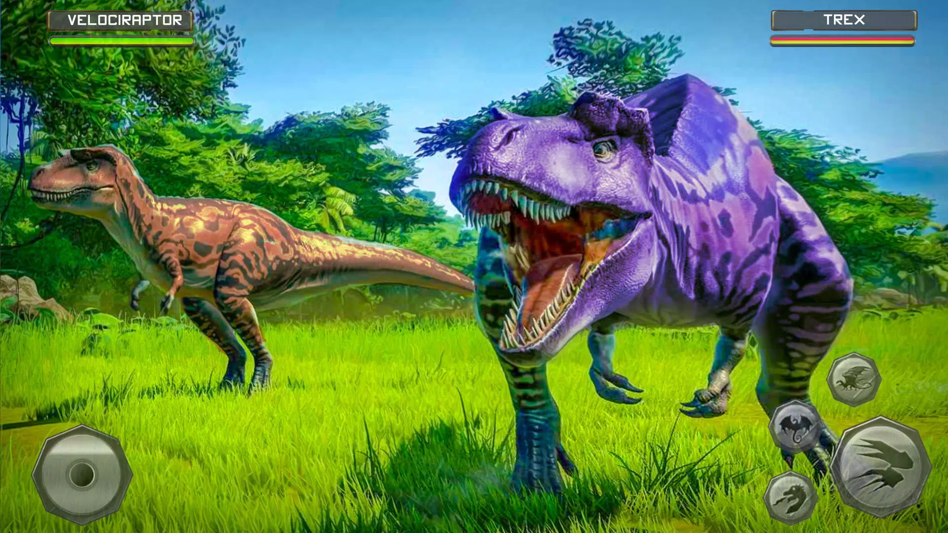 T-REX Dinosaur Game 3D - Gameplay 