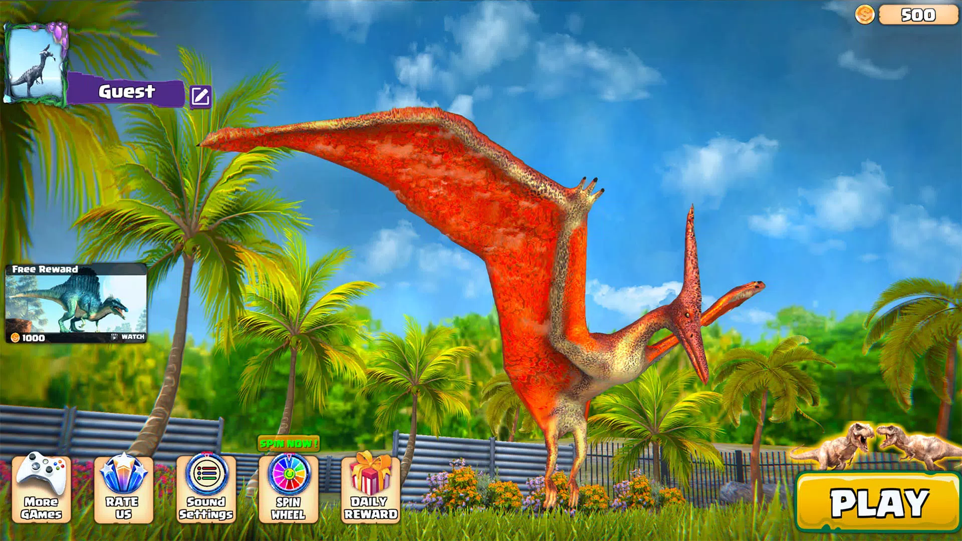 Download do APK de jogos offline de tiro dinosaur para Android