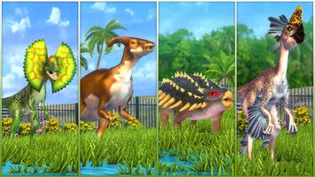 real dino t-rex dinosaurs jogo imagem de tela 2