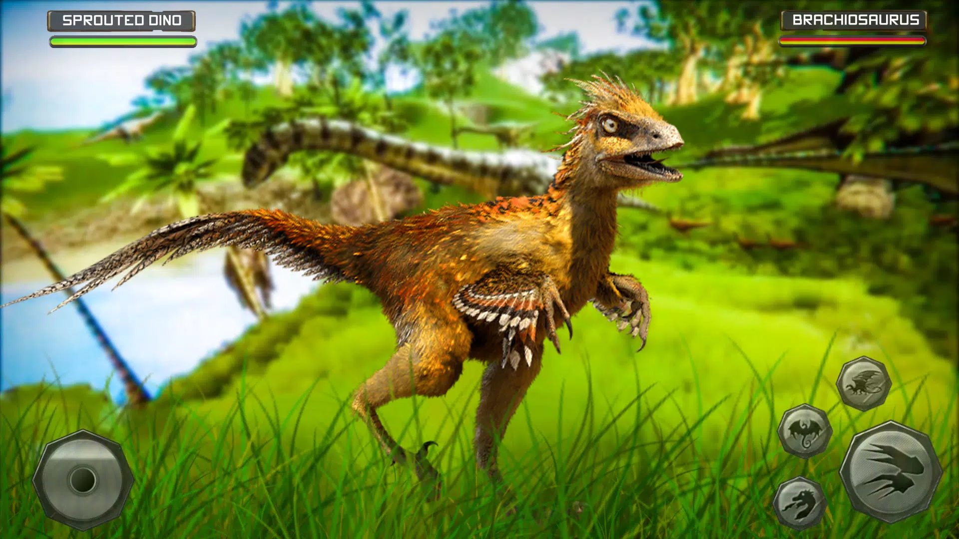 Flying Dino Simulator  The Ultimate Funny Dinosaur Game For Free by Free  Wild Simulator Games SL.