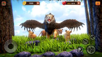 Lion Jeux Animal Simulateur Affiche