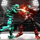 Echte Roboterring-Kampfspiele Zeichen