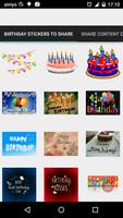 Happy Birthday Chat stickers poster
