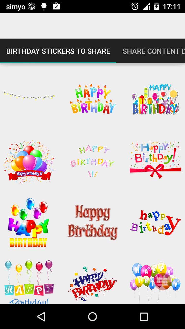 Happy Birthday Chat Stickers For Android Apk Download Happy Birthday Chat Stickers For Android Apk Download