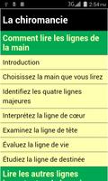 les secrets de la chiromancie الملصق