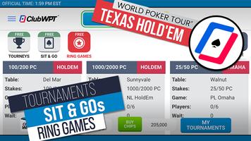 ClubWPT: Free Poker, Casino スクリーンショット 1