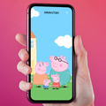 ”wallpaper pink pig