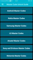 Master Code Unlock Guide الملصق