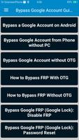 Bypass Google Account Guide ポスター
