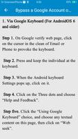 Bypass Google Account Guide ภาพหน้าจอ 1