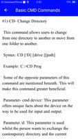 CMD Commands Prompt Guide تصوير الشاشة 2