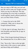 FRP Bypass Android Guide capture d'écran 1