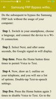 FRP Unlock Samsung Guide screenshot 1