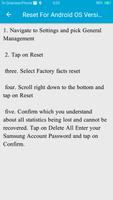 Samsung Factory Reset Guide captura de pantalla 3