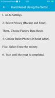 Samsung Factory Reset Guide captura de pantalla 1