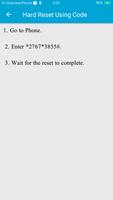 Samsung Factory Reset Guide captura de pantalla 2