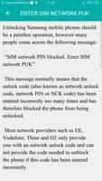 SIM Network Pin Blocked Guide اسکرین شاٹ 1