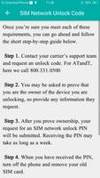 SIM Network Pin Blocked Guide اسکرین شاٹ 2