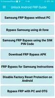 Unlock Android FRP Guide الملصق