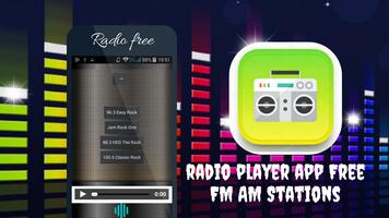 Radio Player app Free FM AM Stations capture d'écran 1