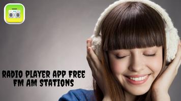 Radio Player app Free FM AM Stations captura de pantalla 3